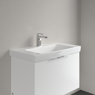 Villeroy & Boch Architectura wastafel - 80x44.5cm - met 1 kraangat - zonder overloop - White Alpine (glans wit)