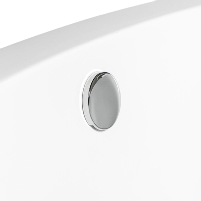 Fortifura Calvi Ensemble vidage de baignoire - bonde clic-clac - chrome