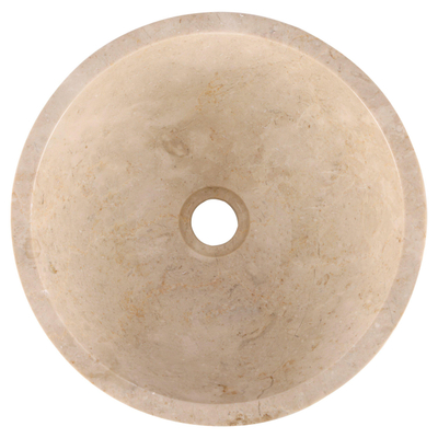 Differnz LODI Vasque à poser - 38cm - poli pierre naturelle - beige