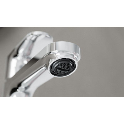 Hansgrohe Rebris s Eengreeps wastafelmengkraan - 240 - coolstart - ecosmart+ - voor waskommen - met PopUp - trekwaste - hoogglans chroom