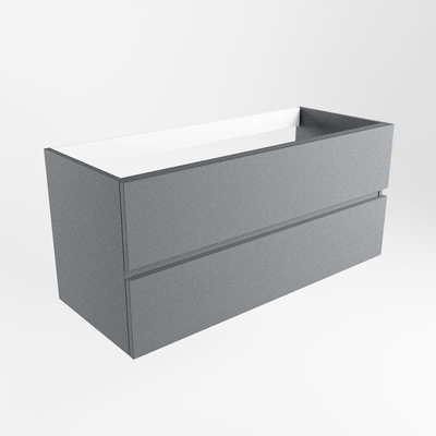 Mondiaz VICA wastafelonderkast - 110x45x50cm - 2 lades - softclose - Plata