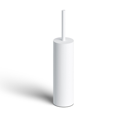Clou Sjokker porte-balai WC 8x37,2cm sur pied Blanc mat