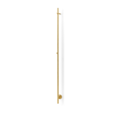 Rosani ONE Elektrische Handdoekradiator 170cm hoog - 30Watt - geborsteld messing (licht beschadigd) OUTLETSTORE