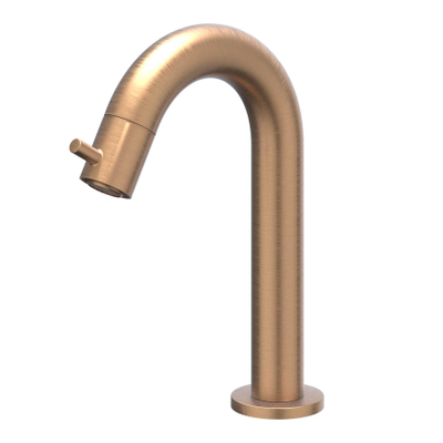 IVY Bond Robinet de lavabo - courbé - sur plage - bas - Cuivre brossé mat PVD
