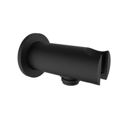 Napoliwandaansluitbocht avec support 1/2 Noir