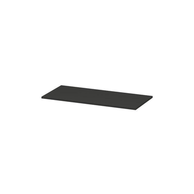 INK Topdeck Wastafelblad - 100x45x2cm - tbv onderkast - MDF lak - Mat Antrachiet