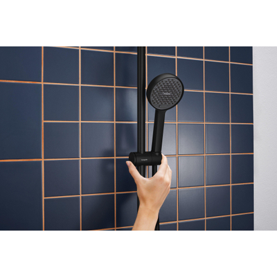hansgrohe Activera S doucheset 95 - 2jet - EcoSmart - met glijstang varia 72cm - mat zwart