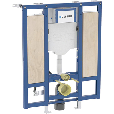 Geberit Duofix wandcloset - hoogte 112cm sigma reservoir - 12cm armsteun - blauw