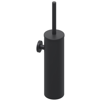 IVY Toiletborstelgarnituur - wand model - Mat zwart PED