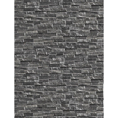 Ceralto Alvera Raw Carreau mural - 7,5x38,5cm - 10,0mm - Noir