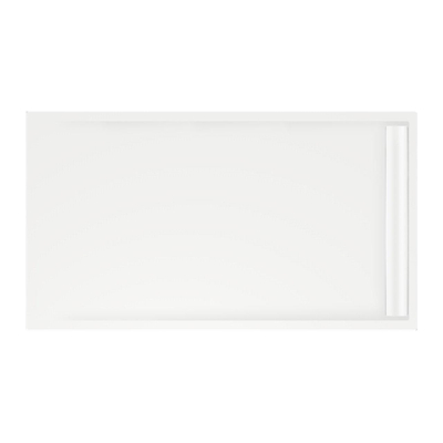 Xenz Easy Tray douchevloer - 150x90x5cm - acryl - zonder gootcover - wit