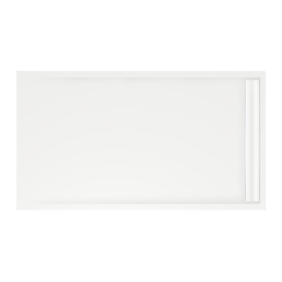 Xenz easy-tray sol de douche 150x90x5cm rectangle acrylique blanc