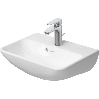 Duravit Starck Me lave-mains sans trou de robinet avec trop-plein 45x32cm blanc mat