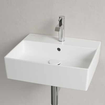 Villeroy & Boch memento 2.0 Lavabo à poser 50x42cm 1 trou de robinet et trop-plein Ceramic+ stone white