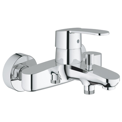 Grohe Eurostyle Cosmopolitan Badkraan - met omstel - met koppelingen - chroom