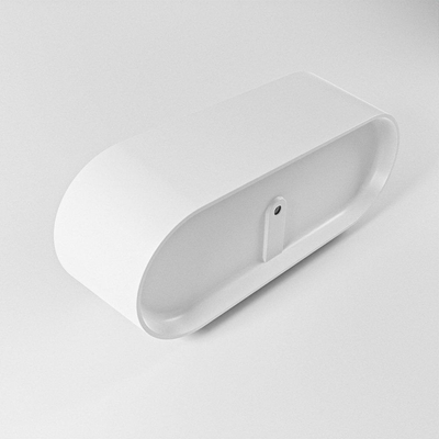 MONDIAZ NOBLE Baignoire autoportante - 180x75cm - talc