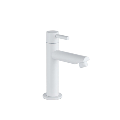 FugaFlow Eccelente Pietra fonteinset - 22x40x10cm - 1 kraangat - rechts - marmer - fonteinkraan wit mat - wit
