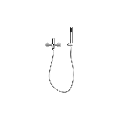 Nemo Spring Lana badmengkraan - eengreeps - met douchegarnituur - wandmontage - chroom