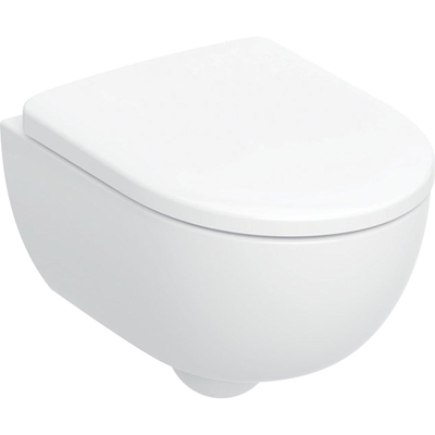 Geberit Renova Compact wandclosetpack - diepspoel - rimfree - met closetzitting - softclose - compact - wit