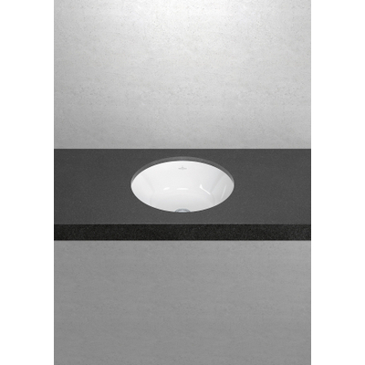 Villeroy & Boch Architectura onderbouwwastafel - 45x45cm - zonder kraangat - met overloop - White Alpine (glans wit)