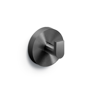 Clou Flat set de 2 patères gunmetal brossé PVD