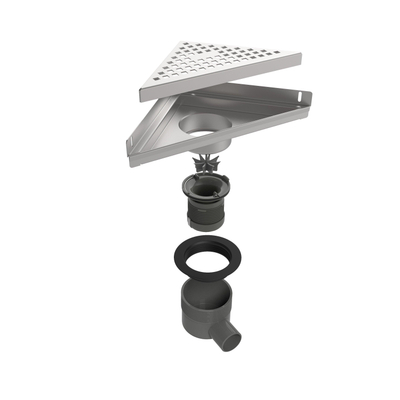 Easy Drain Delta caniveau de douche mulit 24cm 50mm inox