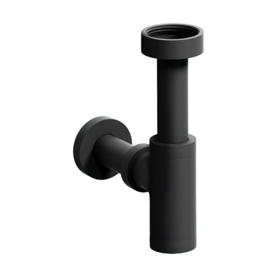 Clou Mini Suk siphon design 3,8x29cm spécialement pour petits lave-mains Noir mat