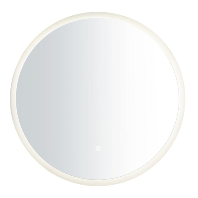 Nordlux Dovina spiegellamp - 80x60cm - IP44 - led - Aluminium Wit