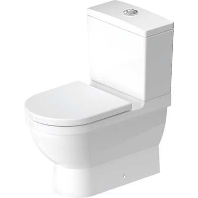 Duravit Philippe Starck 3 cuvette au sol pour réservoir apparent sortie vario sans réservoir avec Wondergliss blanc