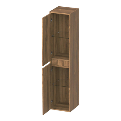 BRAUER Adore Armoire de salle de bains - 160x35x35cm - avec 2 portes sans poignées ouverture à gauche ou à droite Honey