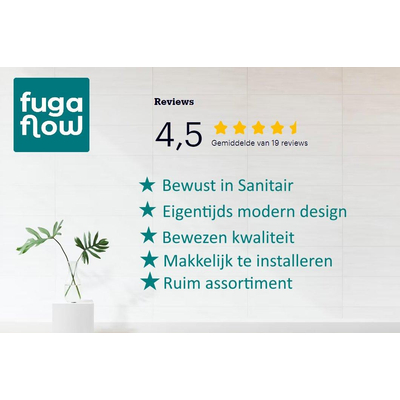 FugaFlow Eccelente Becco Fonteinkraan - 14.4cm - opbouw - 1gats - mat zwart