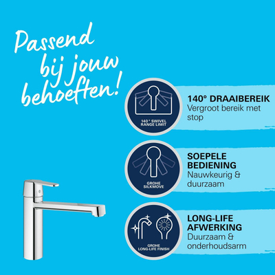 Grohe Get Keukenkraan - chroom