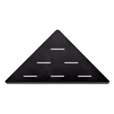 Looox Corner Shelf Tablette murale d'angle 30x22cm compatible pour la douche Noir mat