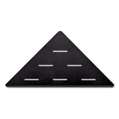Looox étagère d'angle planche d'angle - 30x22cm - noir mat