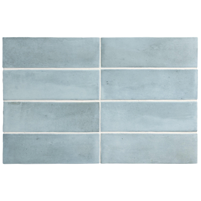 Equipe Cerámicas Premium Koko voor wand- en vloertegel - 15x5cm - 8mm - Licht blauw