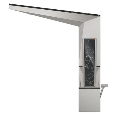 Grohe Allure brilliant private collection wastafelkraan L-Size van. noir supersteel