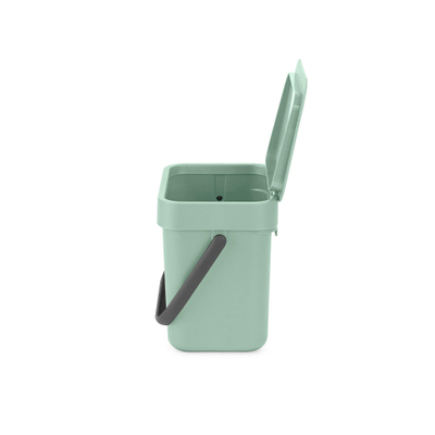 Brabantia Sort & Go afvalbakje - 3 liter - hengsel - jade green