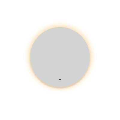 Saniclass Circle Miroir de salle de bains - rond - diamètre 80cm - éclairage LED indirect - chauffage miroir - interrupteur infrarouge
