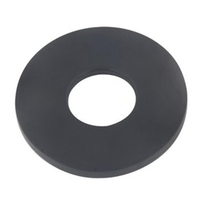 Wiesbaden Caral rosace bec mitigeur lavabo encastré 65 mm noir mat