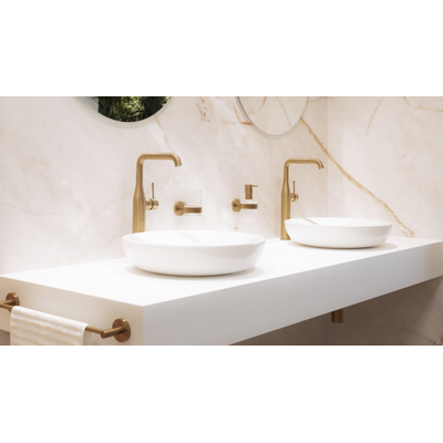 GROHE Essentials glas-/zeephouder brushed cool sunrise SHOWROOMMODEL