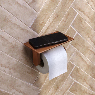 Brauer Porte-papier toilette - 18cm - Cuivre brossé