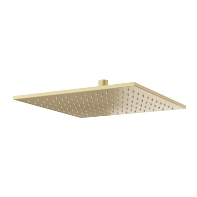 Crosswater Zion Hoofddouche - 30cm - vierkant - geborsteld messing (goud)