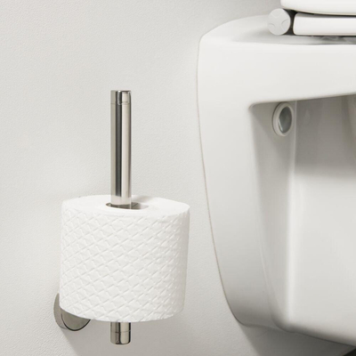 Tiger Boston Porte-papier toilette réserve XL 5x23.5x8.6cm inox poli brillant