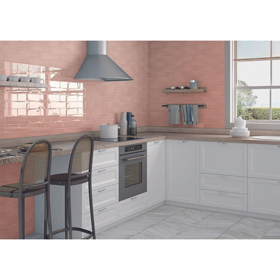 ÉCHANTILLON Cifre Cerámica Carreau mural Colonial Rose brillant Vintage Brillant Rose