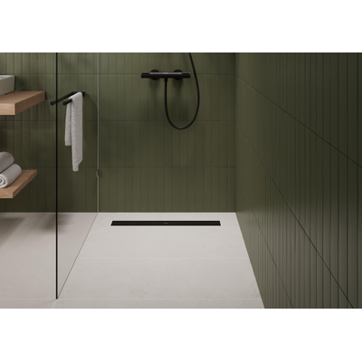 Hansgrohe RainDrain Go douchegoot - 50cm - mat zwart