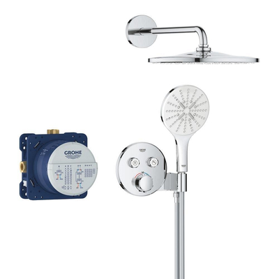 GROHE QuickFix Precision SmartControl inbouw douchesysteem met Vitalio Rain Mono 310 hoofddouche chroom