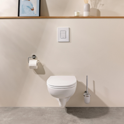GROHE Bau Ceramic closetzitting - met deksel softclose - wit