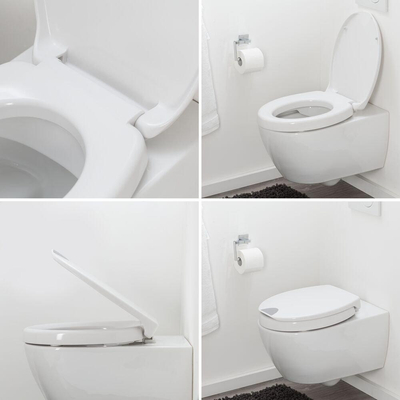 Tiger Comfort Care Toiletbril met deksel Duroplast Wit TWEEDEKANS