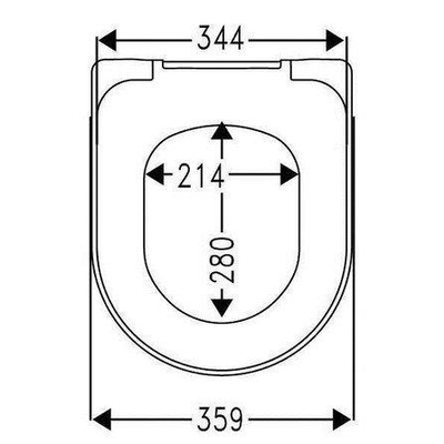 Haro Samar abattant WC blanc avec SoftClose et TakeOff avec charnière C4302G Urea 1315 thermodur.