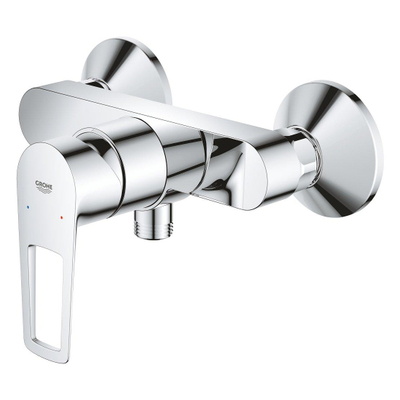 Grohe BauLoop Douchemengkraan - wandmodel - chroom